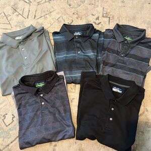 Mens Ben Hogan Performance Polo Shirt Lot of 5 XL
